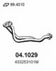 AUDI 433253101M Exhaust Pipe